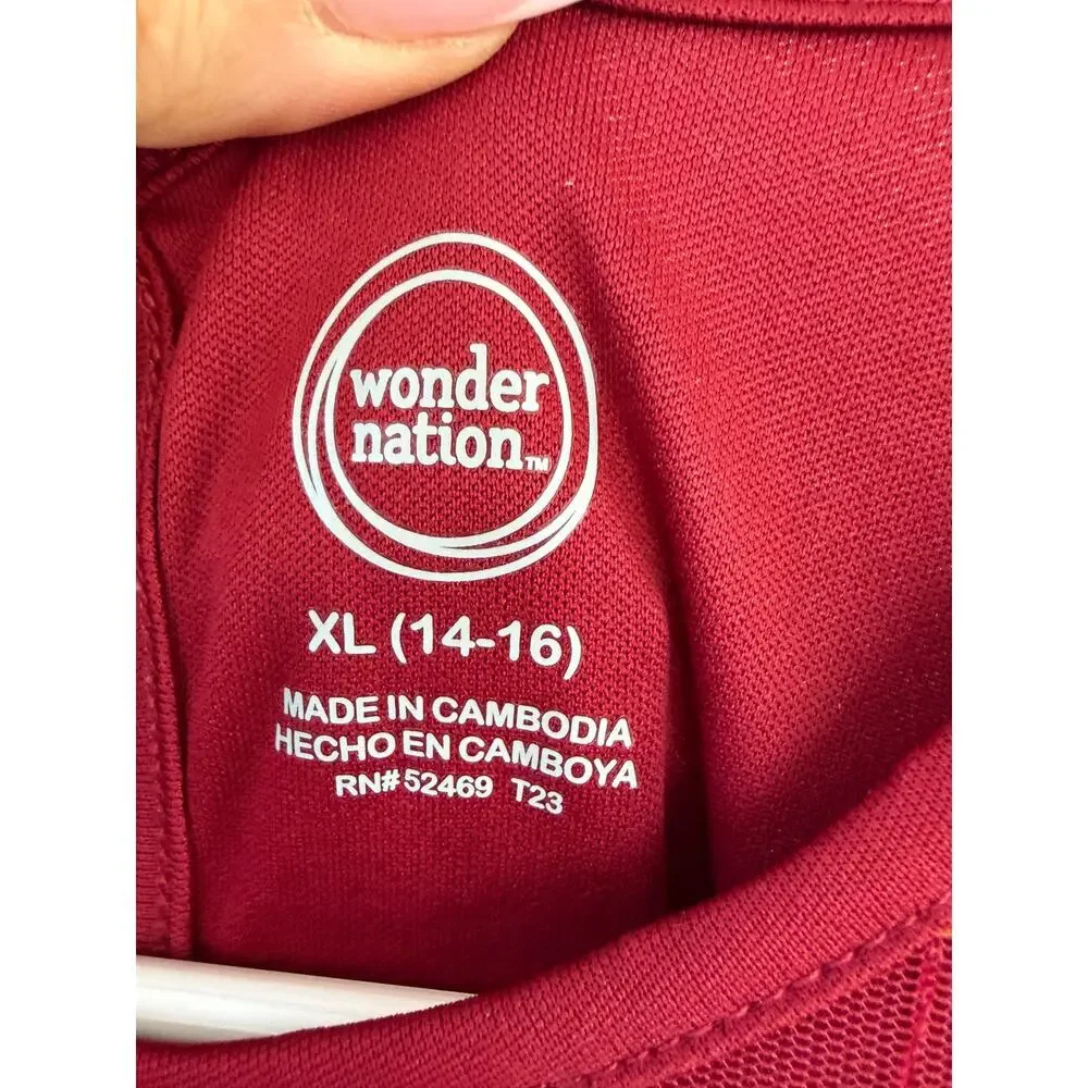Wonder Nation Red Sequin Party Dress Girls XL 14-16 Dress